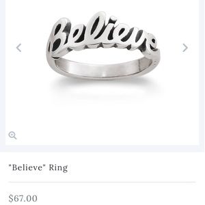 James Avery Believe Ring